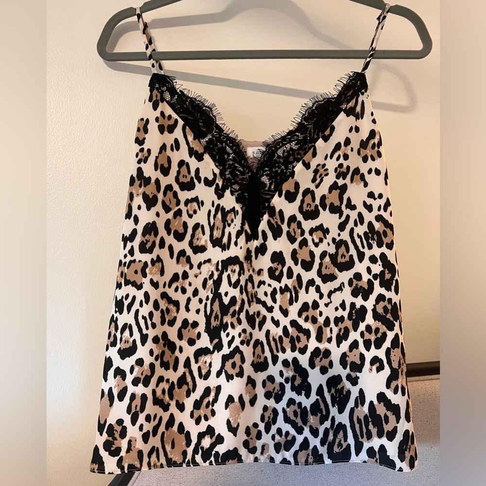 Leopard print tank top